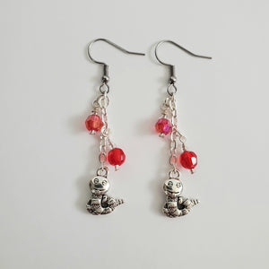 Year of The Snake Dangly Earrings