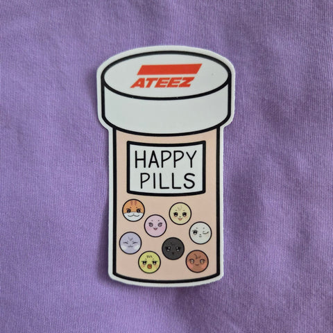Atiny Happy Pills Sticker