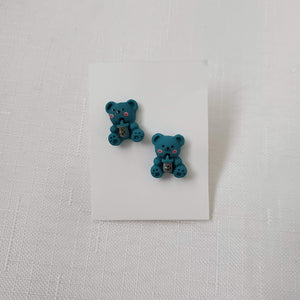 Blue Bear Boba Stud