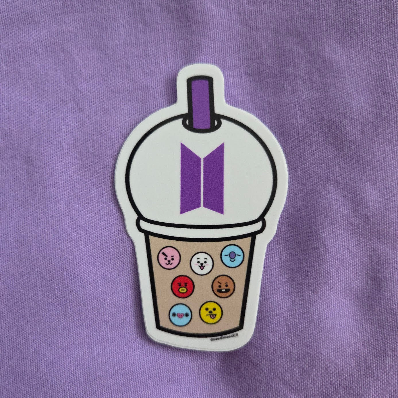 BT21 Boba Sticker