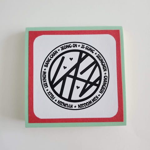 SKZ Post It Note Pad - green