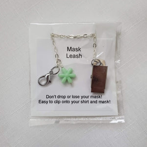 Green Flower Mask Leash