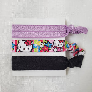 Hello Kitty Flowers 3 Hair Tie