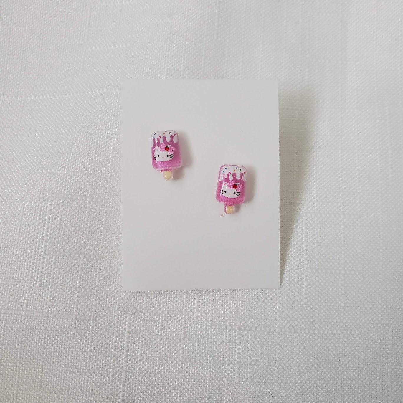 Hello Kitty Ice Cream Stick Stud