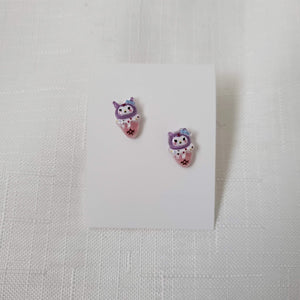 Kuromi Ice Cream Cone Stud