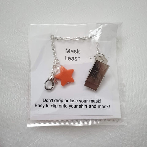 Orange Star Mask Leash