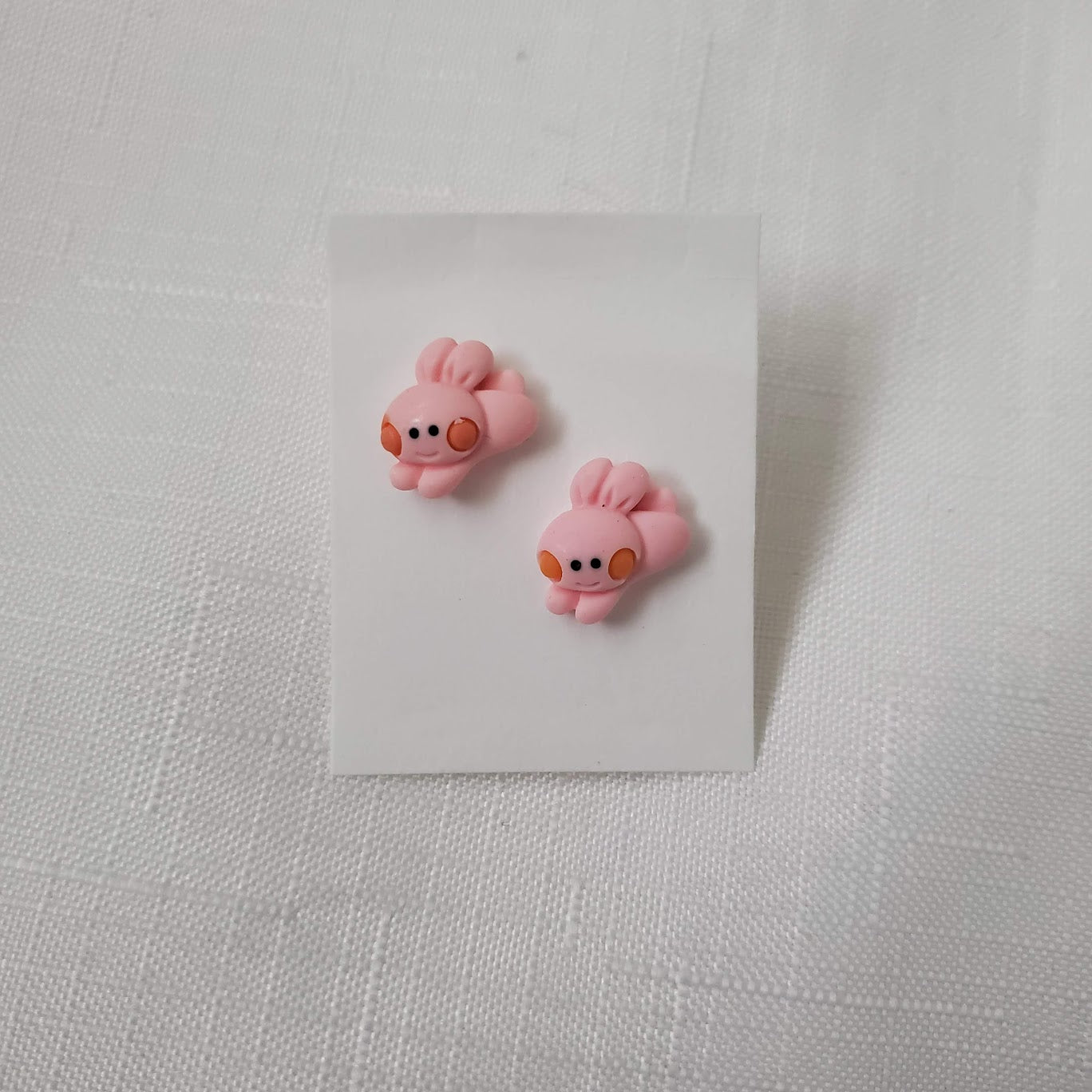 Pink Bunny Stud