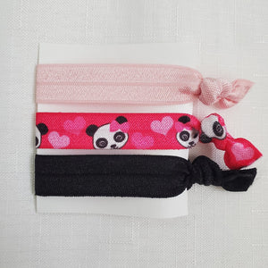 Pink Panda 2 Hair Tie