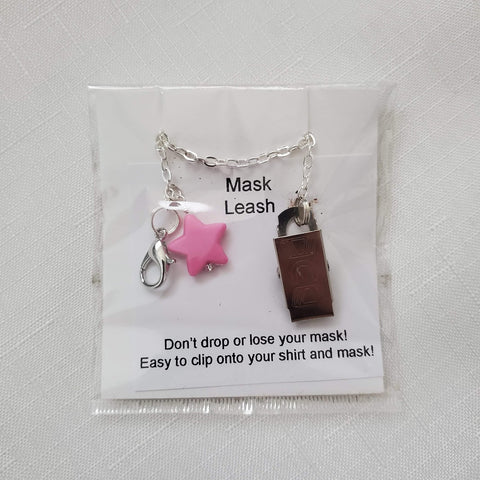 Pink Star Mask Leash