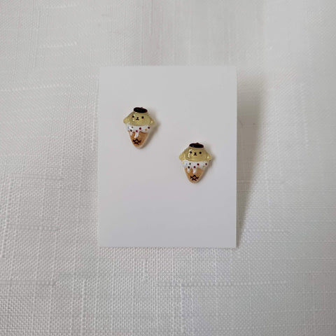 Pompompurin Ice Cream Cone Stud