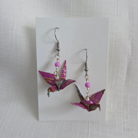 Crane - purple 2 (E)