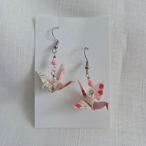 Crane - white/pink (E)