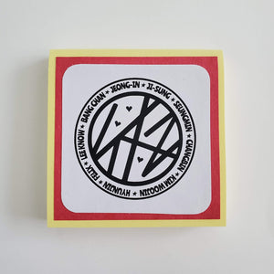 SKZ Post It Note Pad - yellow