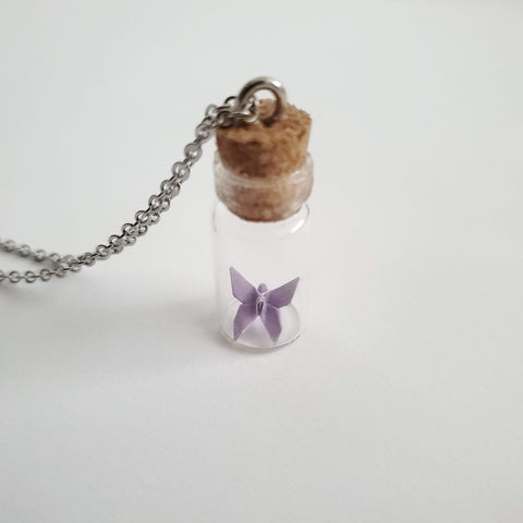 Purple Butterfly Bottle (N)